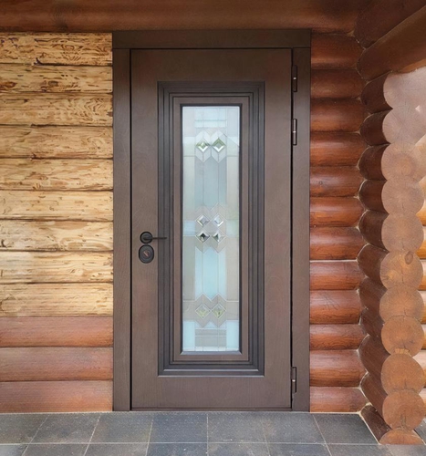 С витражным стеклом