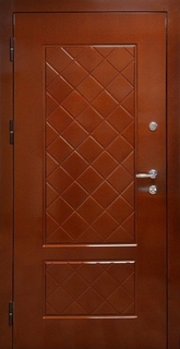 Входная дверь с терморазрывом и фрезерованными панелями МДФ